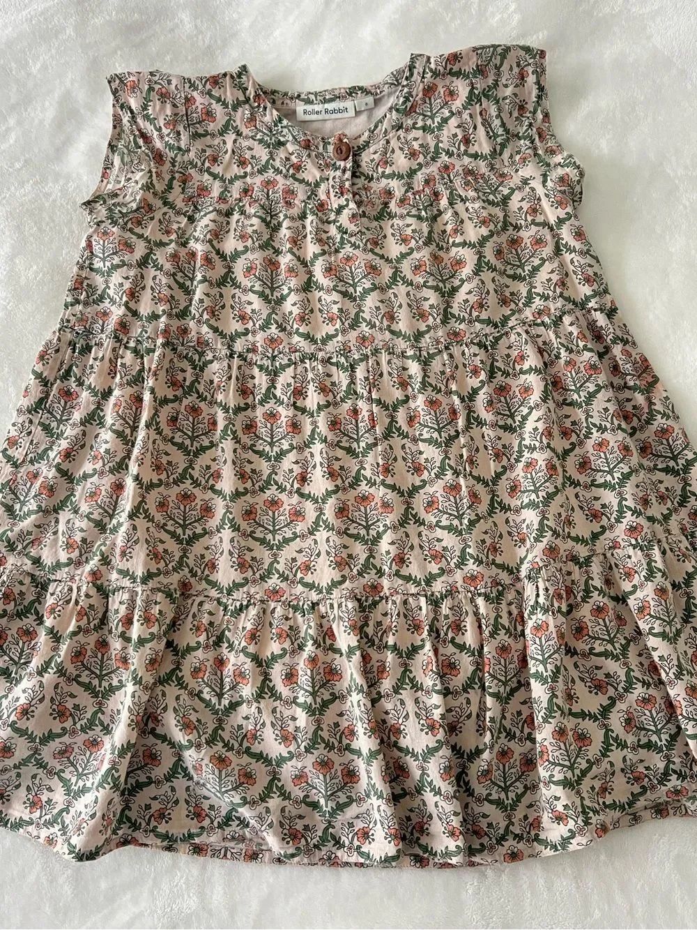 Roller Rabbit Hampton Pami Dress girl dress size 6 100% Cotton